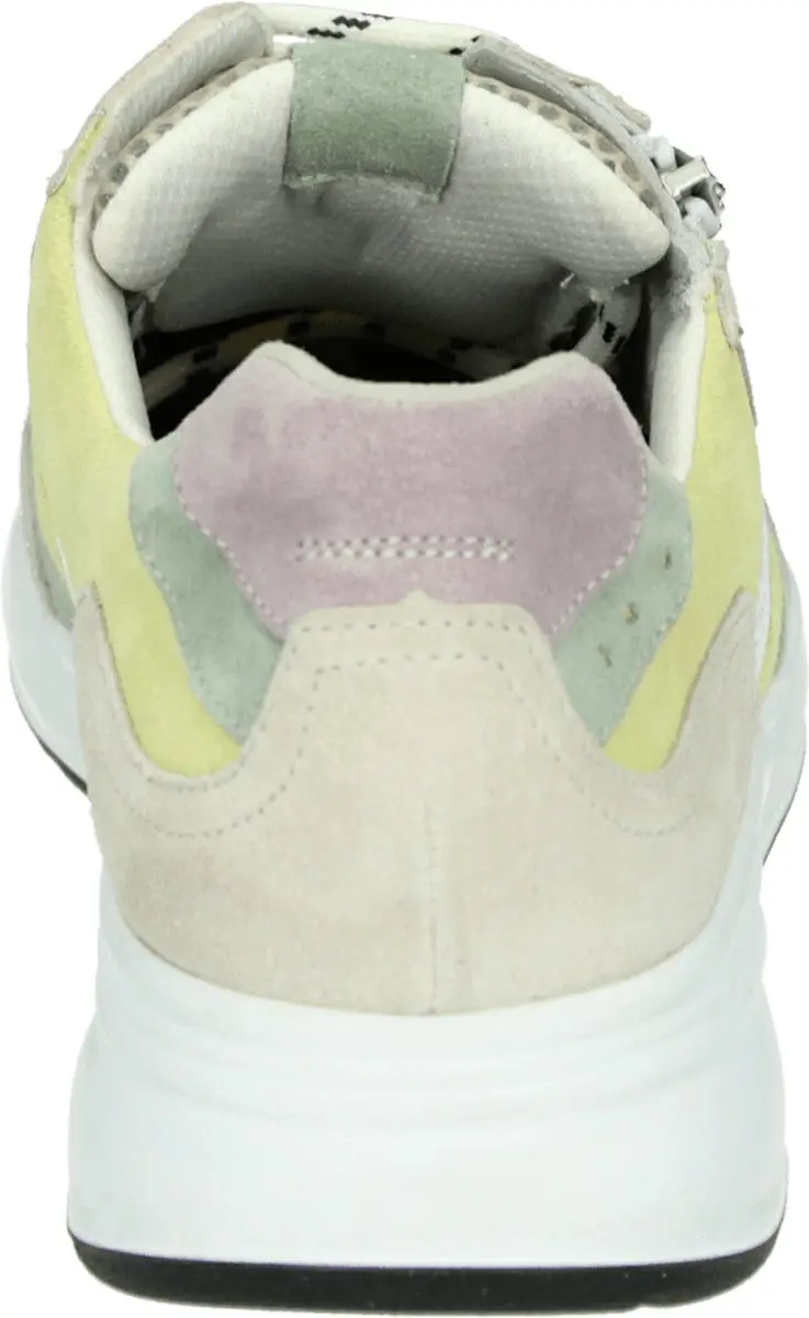 Durea 6295 H Lage Sneakers - Wit/Beige 38.5