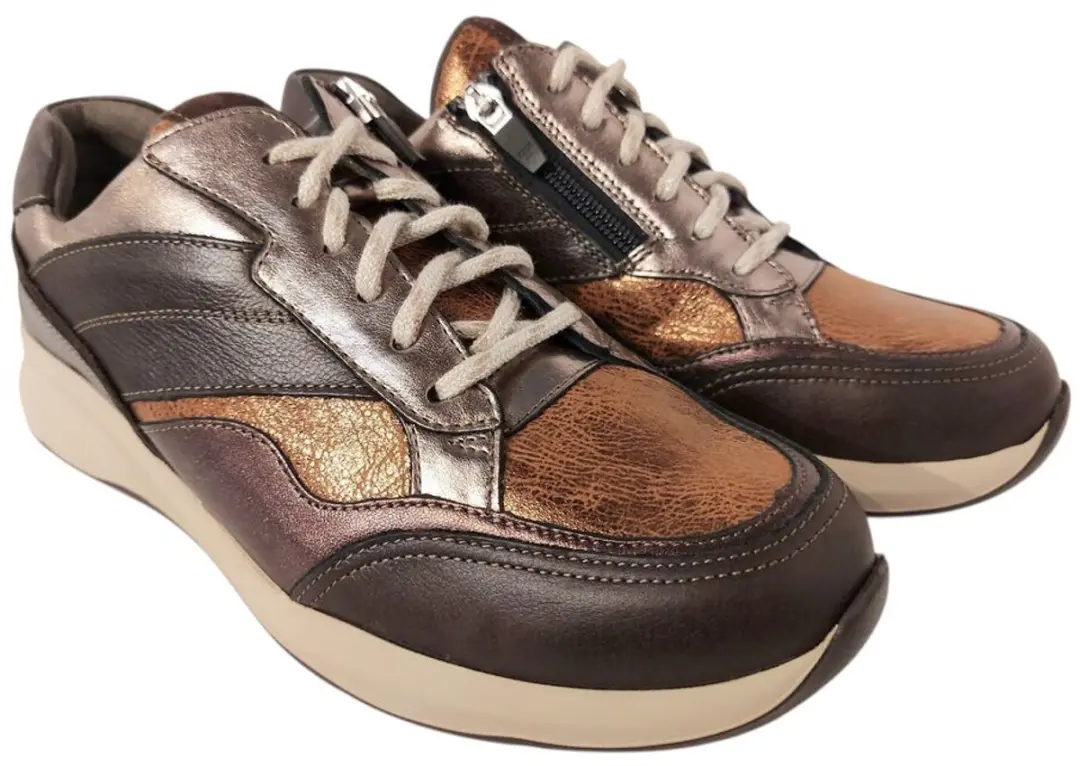 Durea Sneaker 6308 608 1878 Pantoffels - Donkerbruin Brons - Wijdte K