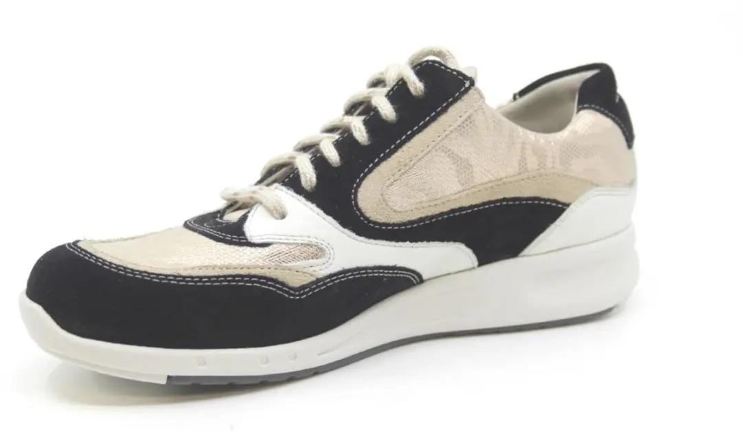 Durea 6306 Wijdte H Schoen - Maat 41 - Zwart Combi