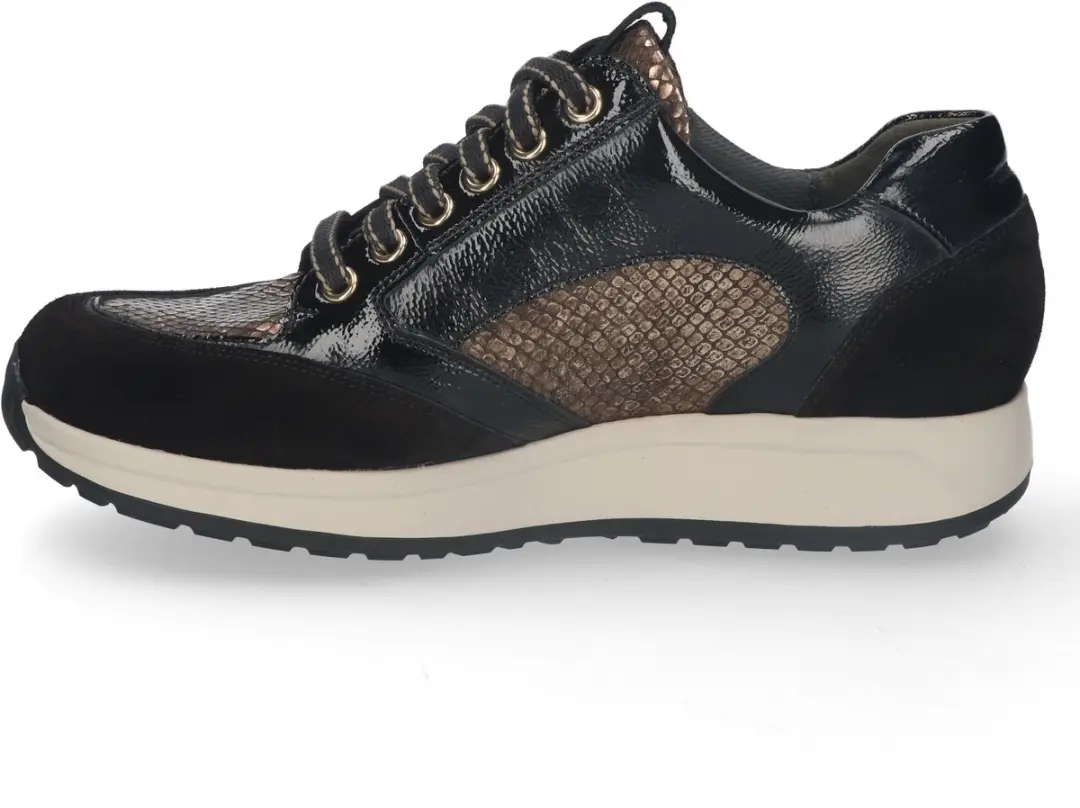Durea 6322.608.2273 Zwart Bruine Sneaker