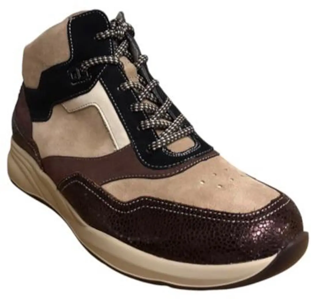 Durea 9778 Sneaker - Donkerbruin/Antiekroze