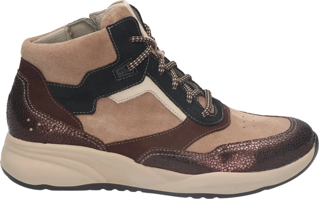Durea 9778 Sneaker - Donkerbruin/Antiekroze