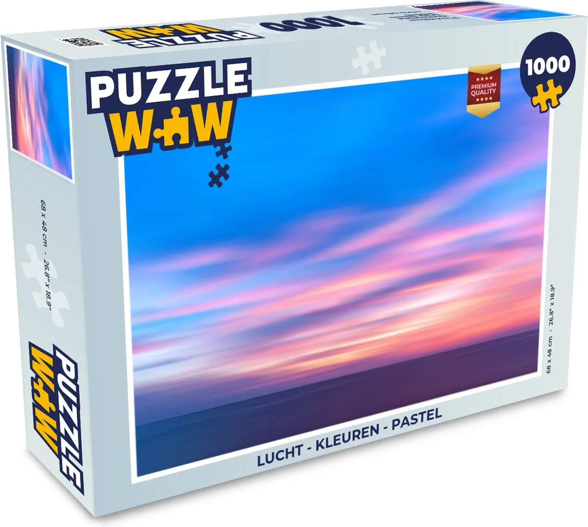 PuzzleWow Legpuzzel 1000 Stuks - Multicolor