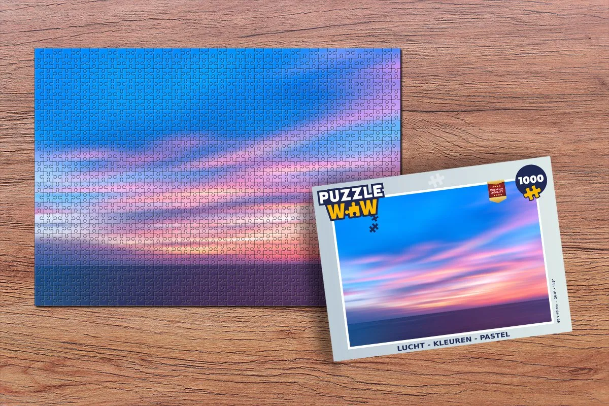 PuzzleWow Legpuzzel 1000 Stuks - Multicolor