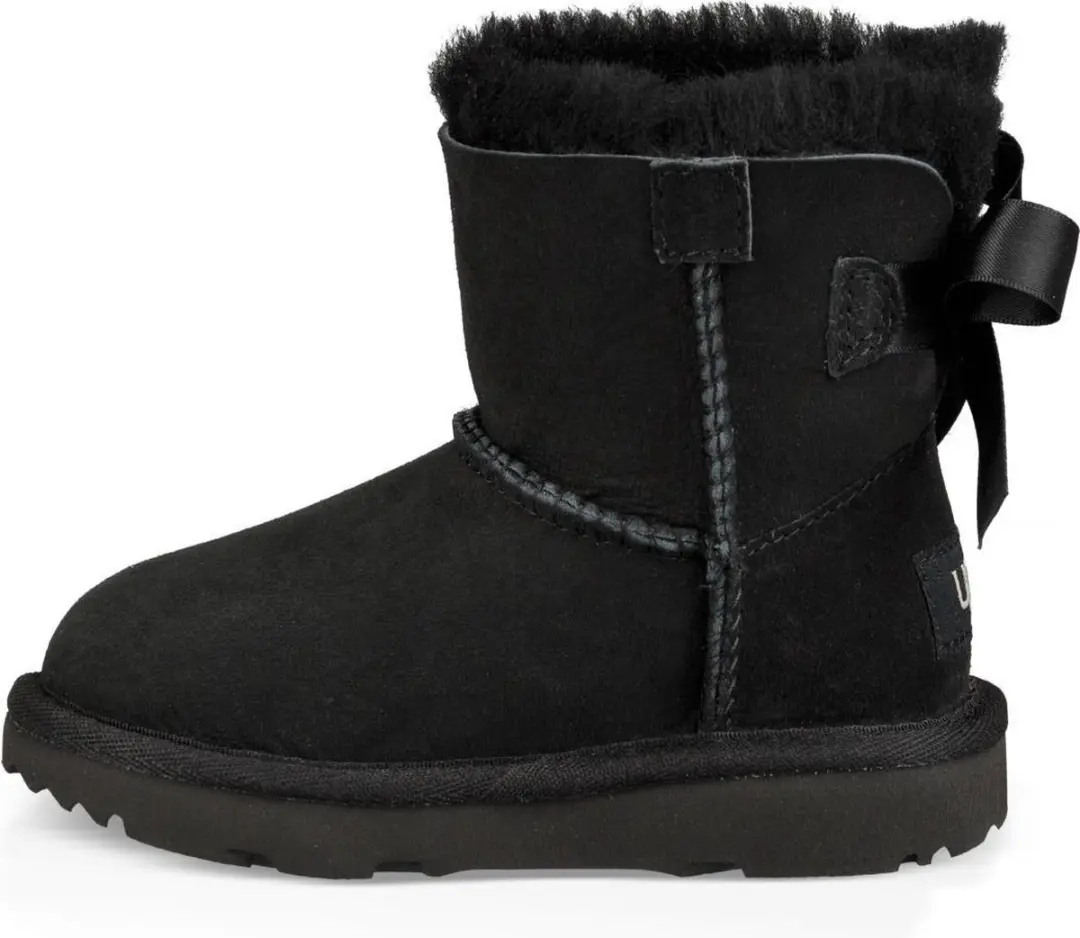 UGG K Mini Bailey Bow II Kinderlaarzen - Zwart 35