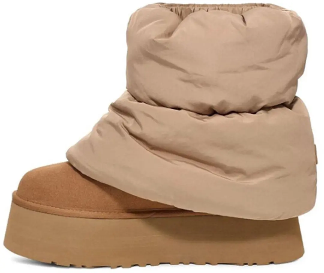 UGG Classic Mini Dipper Puffer Boot Amphora Chestnut (Women's)