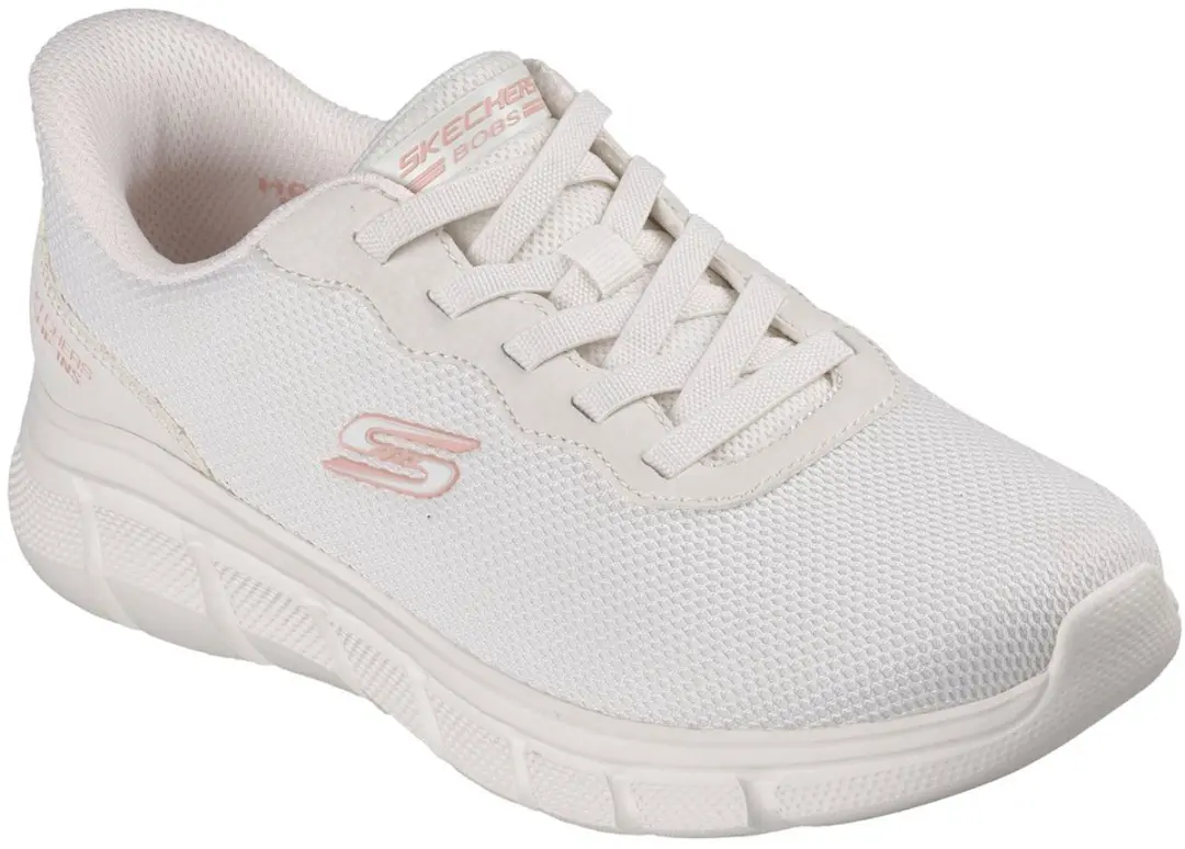 Skechers Dames BOBS Sport B Flex Flex Lucy Slip Ins Sneakers White