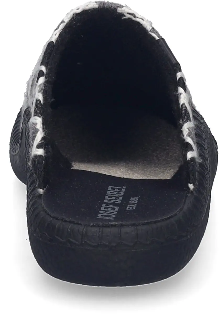Josef Seibel Dames Pantoffel Monaco 03 54703-102 - Zwart/Multi