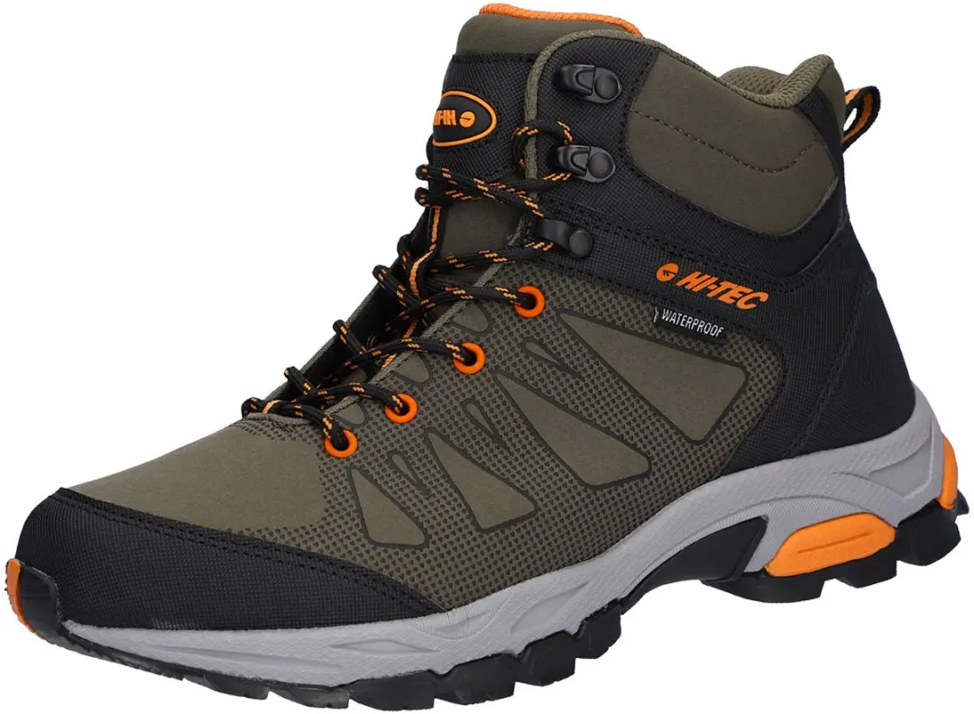 HI-TEC Casual schoenen HI-TEC Raven Mid kaki/oranje