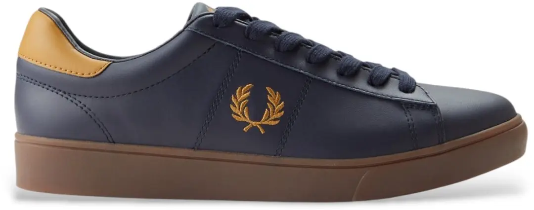 Fred Perry Leren sneakers Spencer