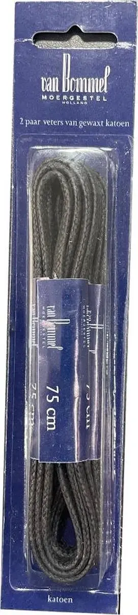 Originele Van Bommel veters Zwart 75cm