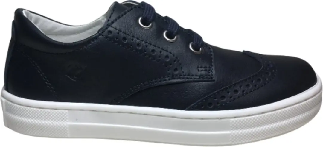 Naturino Mt 35 oxford lederen veterschoenen Horatio Navy
