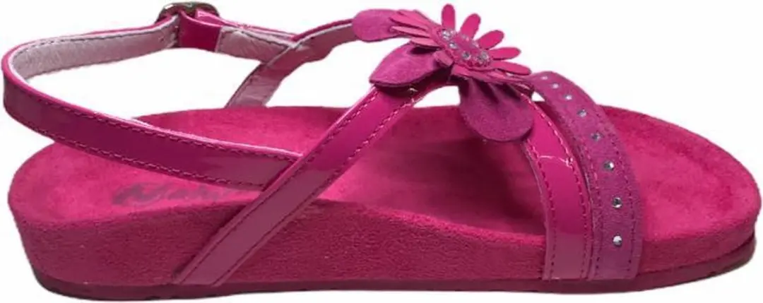 Naturino gesp bloemen sandalen 4980 lak fuxia mt 33