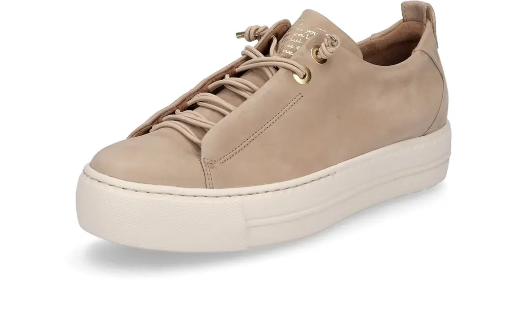Paul Green dames leren sportschoenen beige 8