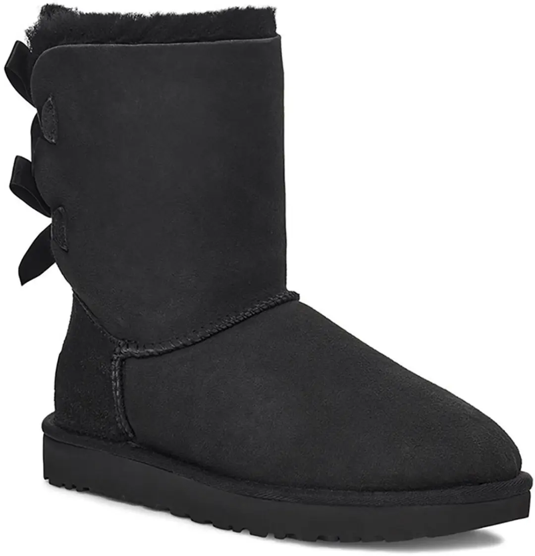 UGG Dames Snowboots Bailey Bow II - Zwart - Maat 38