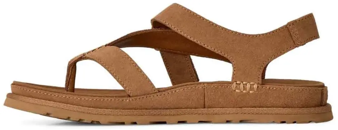 UGG Goldengaze Toe Post Sandalen 1175134 - Cognac