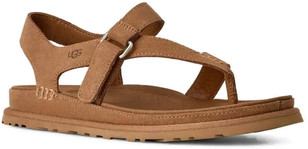 UGG Goldengaze Toe Post Sandalen 1175134 - Cognac
