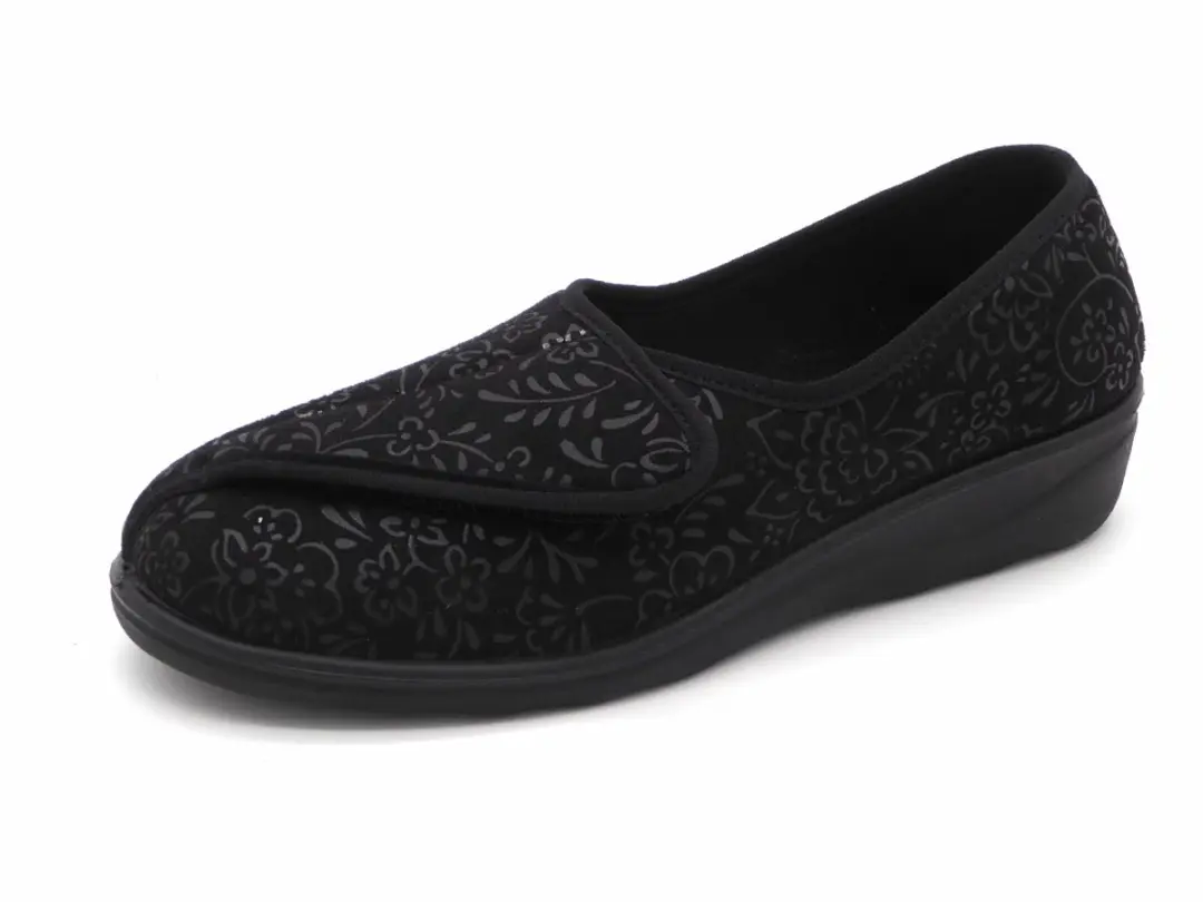 Josef Seibel Nice 104 Dames Pantoffel 63604-100 - Zwart