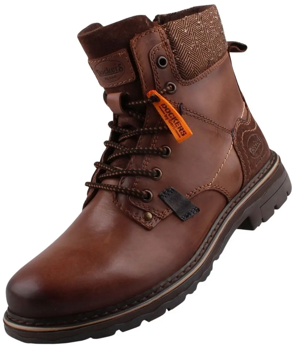 Dockers by Gerli herenlaarzen bruin (chocolate)