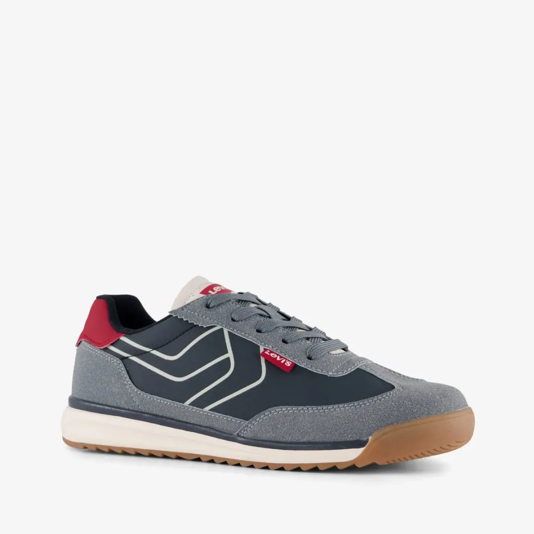 Levi's jongens sneakers blauw rood - Maat 39 - Uitneembare zool
