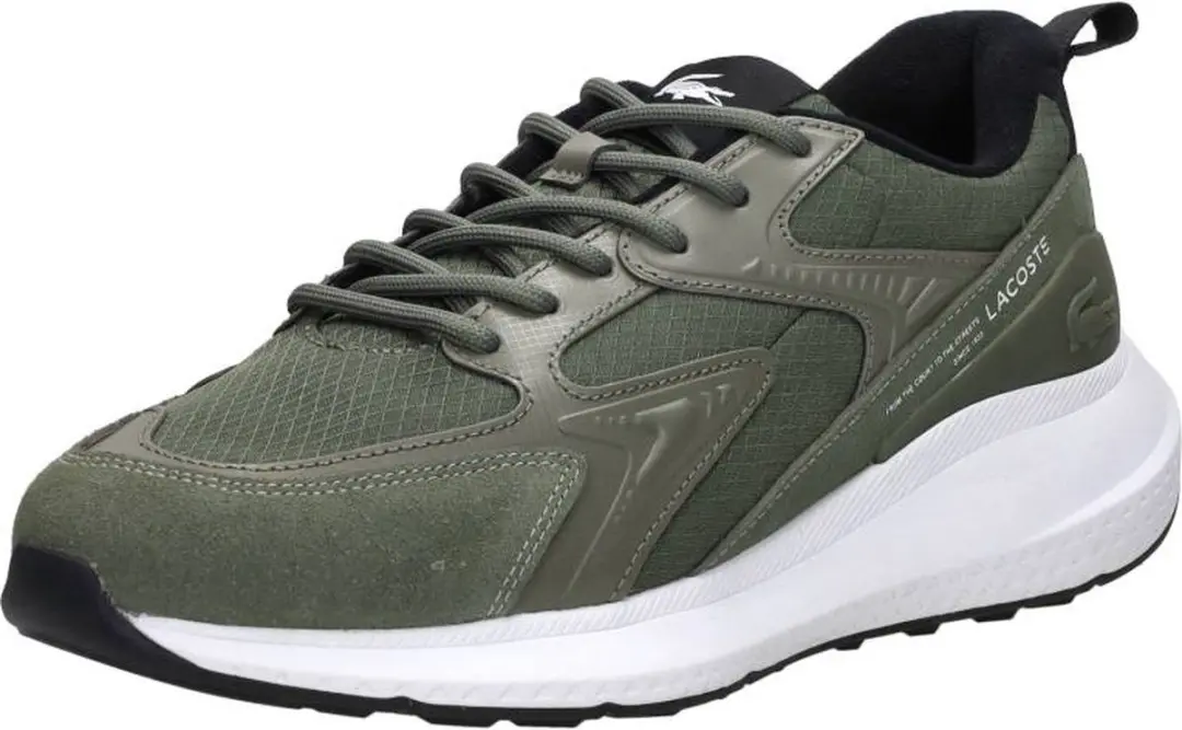 Lacoste L003 Evo Heren Sneakers - Legergroen/Wit - Maat 41 - afbeelding 5 van 6