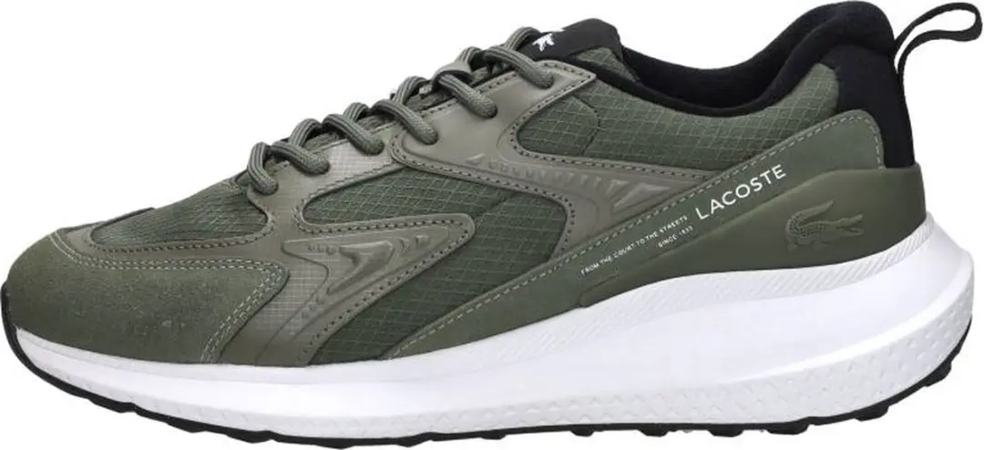 Lacoste L003 Evo Heren Sneakers - Legergroen/Wit - Maat 41 - afbeelding 2 van 6