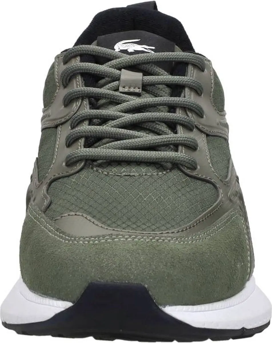 Lacoste L003 Evo Heren Sneakers - Legergroen/Wit - Maat 41 - afbeelding 3 van 6