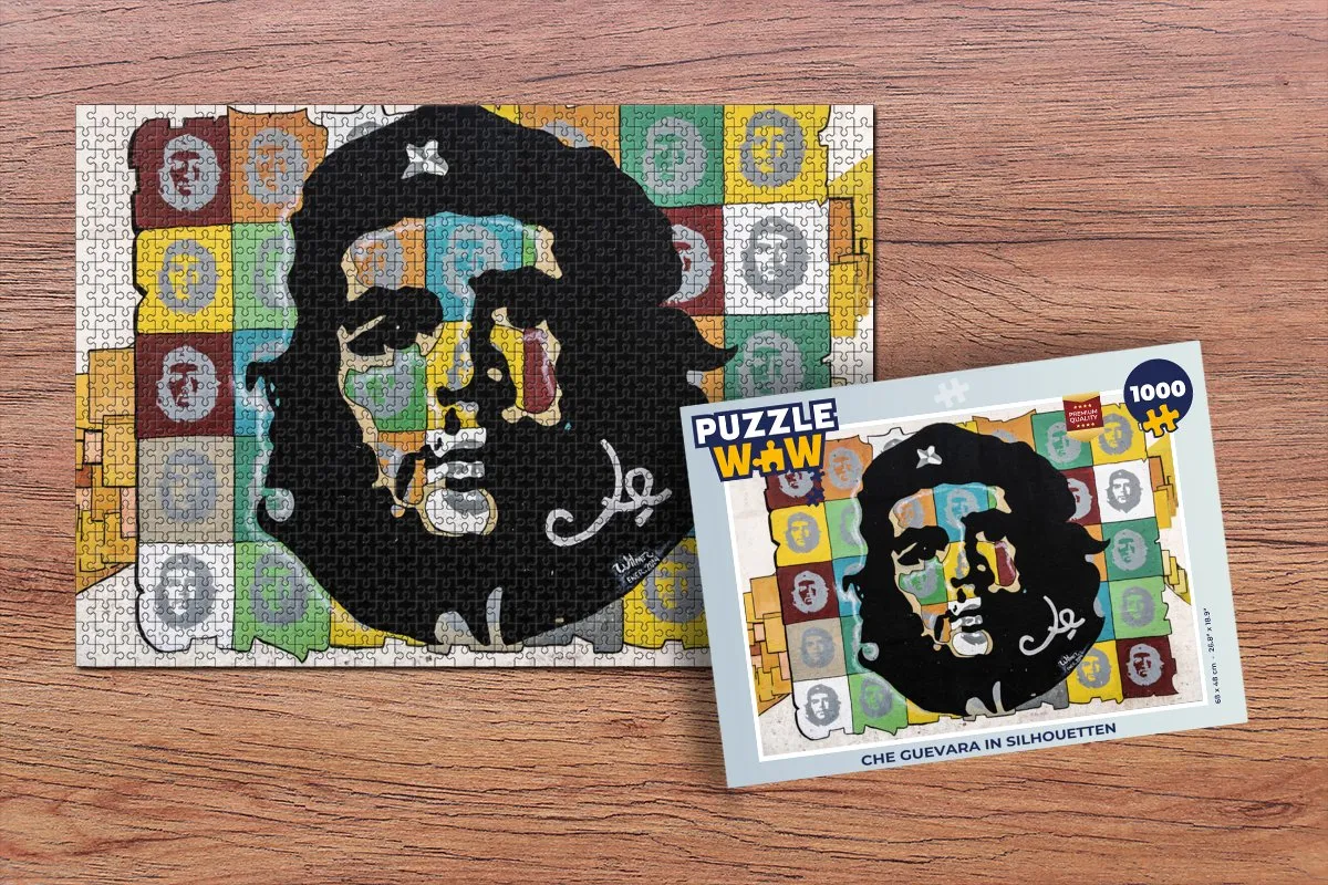 PuzzleWow Che Guevara Legpuzzel 1000 Stuks - Multicolor