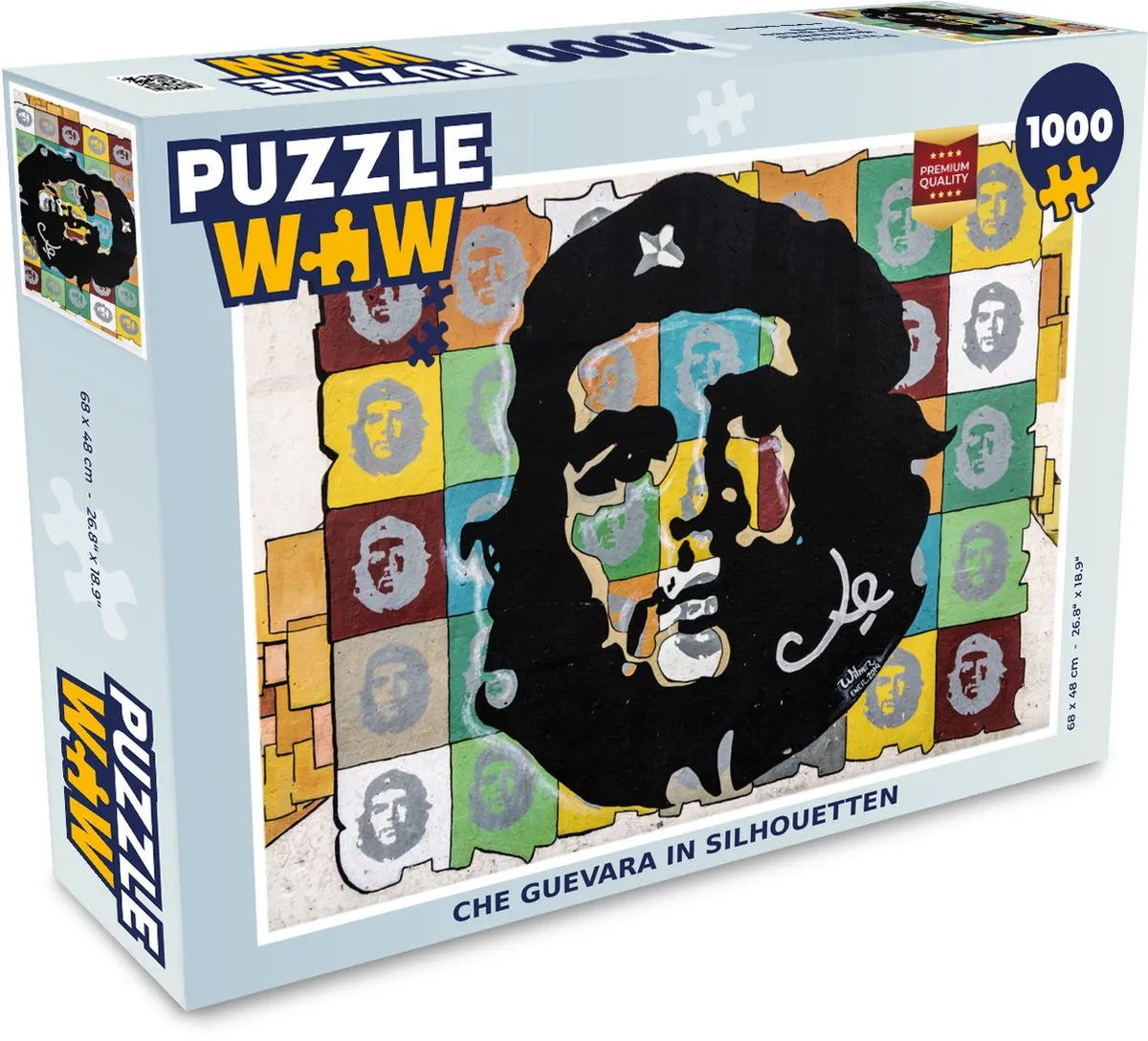 PuzzleWow Che Guevara Legpuzzel 1000 Stuks