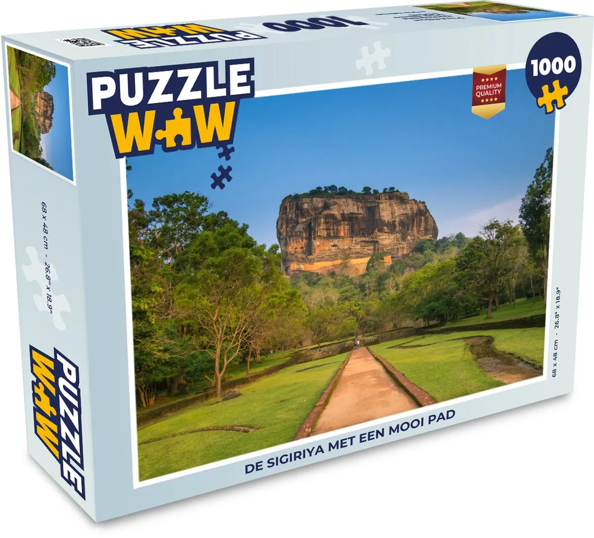 PuzzleWow Sigiriya Legpuzzel 1000 Stuks - Multicolor