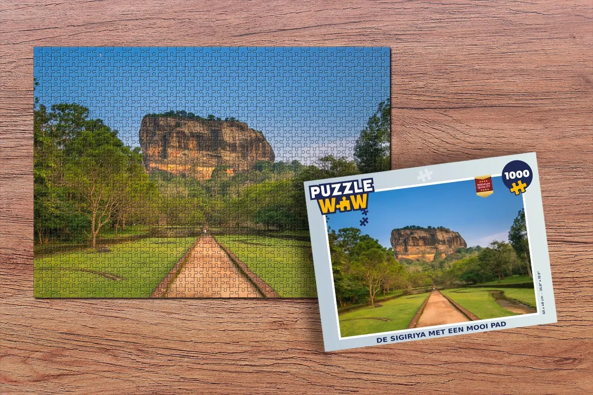 PuzzleWow Sigiriya Legpuzzel 1000 Stuks - Multicolor