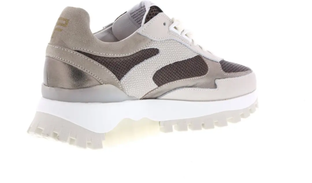 Floris van Bommel Grommi 03.06 Dames Sneakers - Donkerbruin - afbeelding 6 van 6