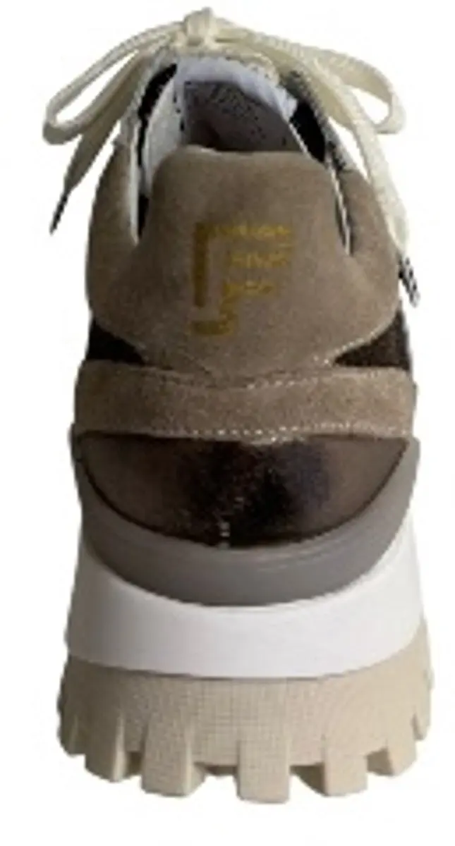 Floris van Bommel Grommi 03.06 Dames Sneakers - Donkerbruin - afbeelding 5 van 6