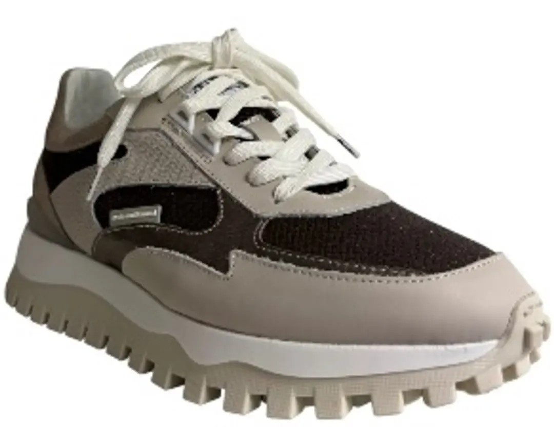 Floris van Bommel Grommi 03.06 Dames Sneakers - Donkerbruin - afbeelding 4 van 6