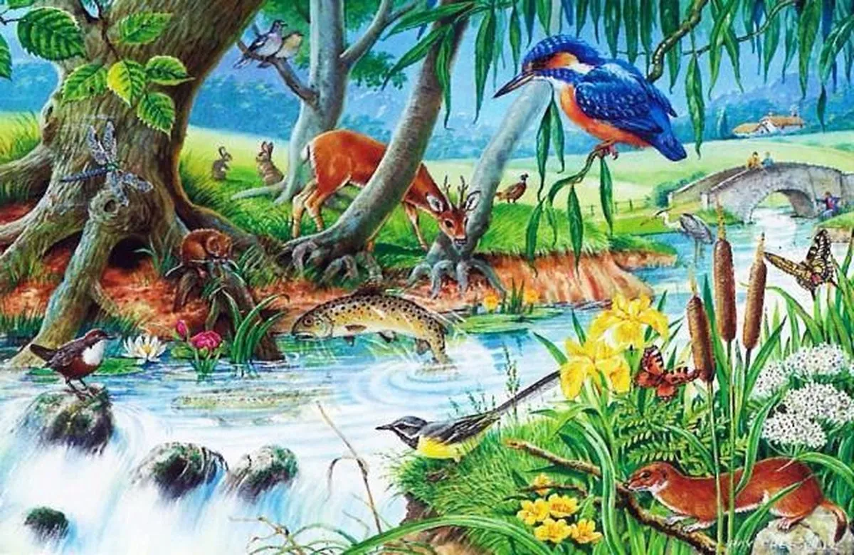 House Of Puzzles By The Riverbank Puzzel - 250 Stuks HP0139