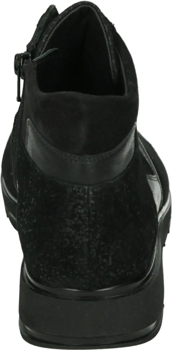 Durea 9745 H Hoge Sneakers Dames - Zwart