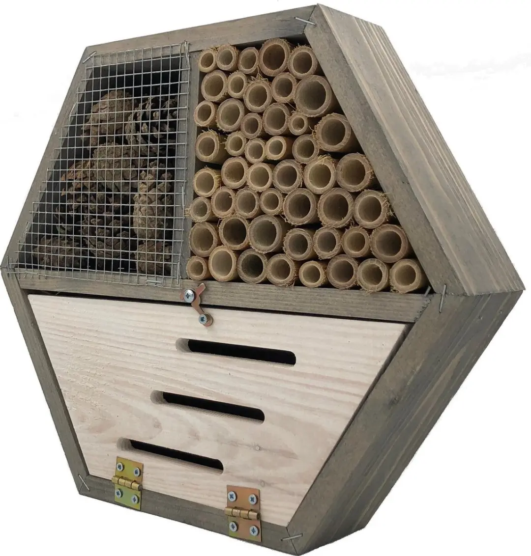 GARDEN SPIRIT Vlinderhotel Insectenhotel 9 x 30 x 27 cm.
