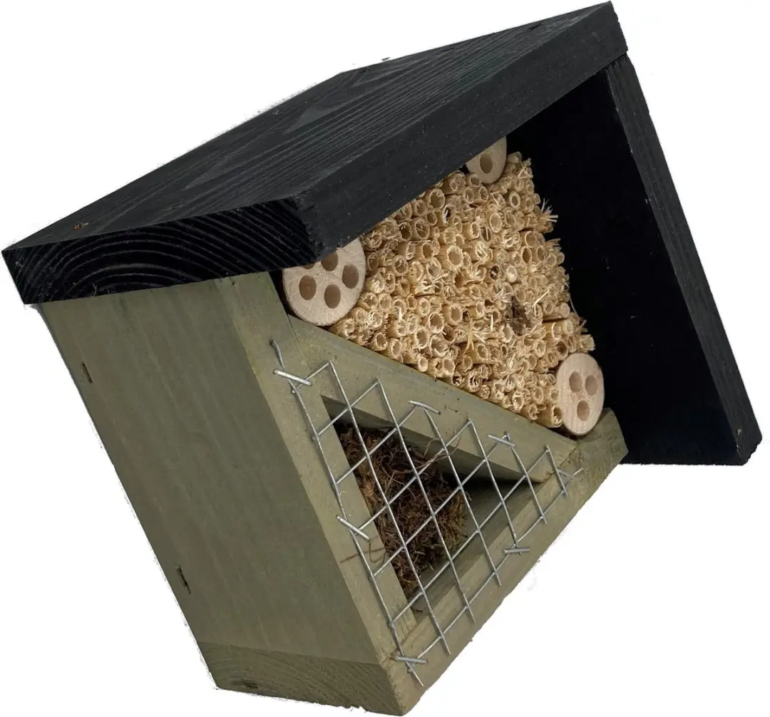 GARDEN SPIRIT Insectenhotel Bijenhotel 14 x 11 x 14 cm