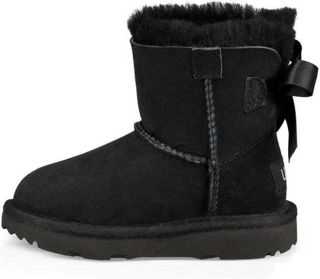 UGG T Mini Bailey Bow II Kinderlaarzen - Zwart 26