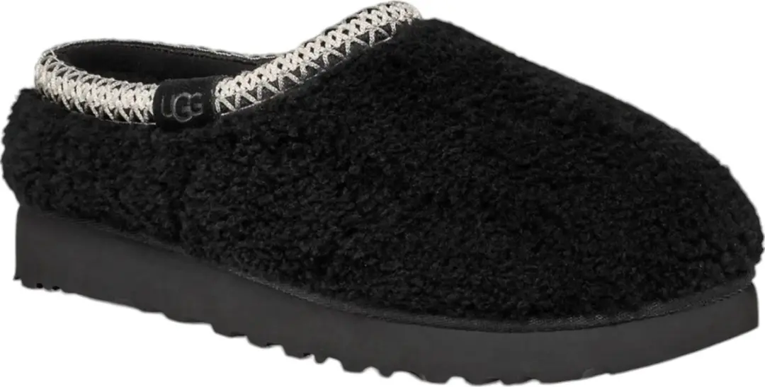 UGG Dames Mocassin Tasman Maxi Curly - Zwart 37