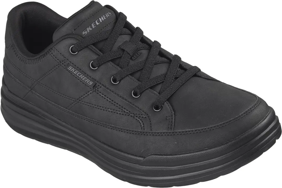 Skechers Heren Sterling Cedrick Relaxed Fit Slip On Schoenen Zwart