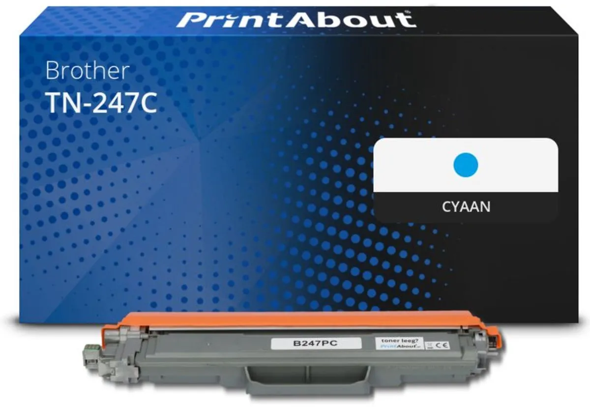 PrintAbout TN-247C Toner Cyaan - 2.650 pagina's
