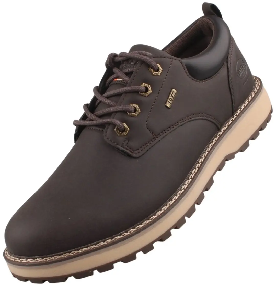Dockers by Gerli heren lage schoenen donkerbruin
