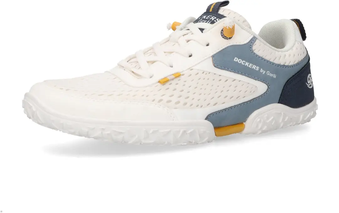 Dockers by Gerli herensneakers voor op blote voeten 58TH004-706510 schoenen wit