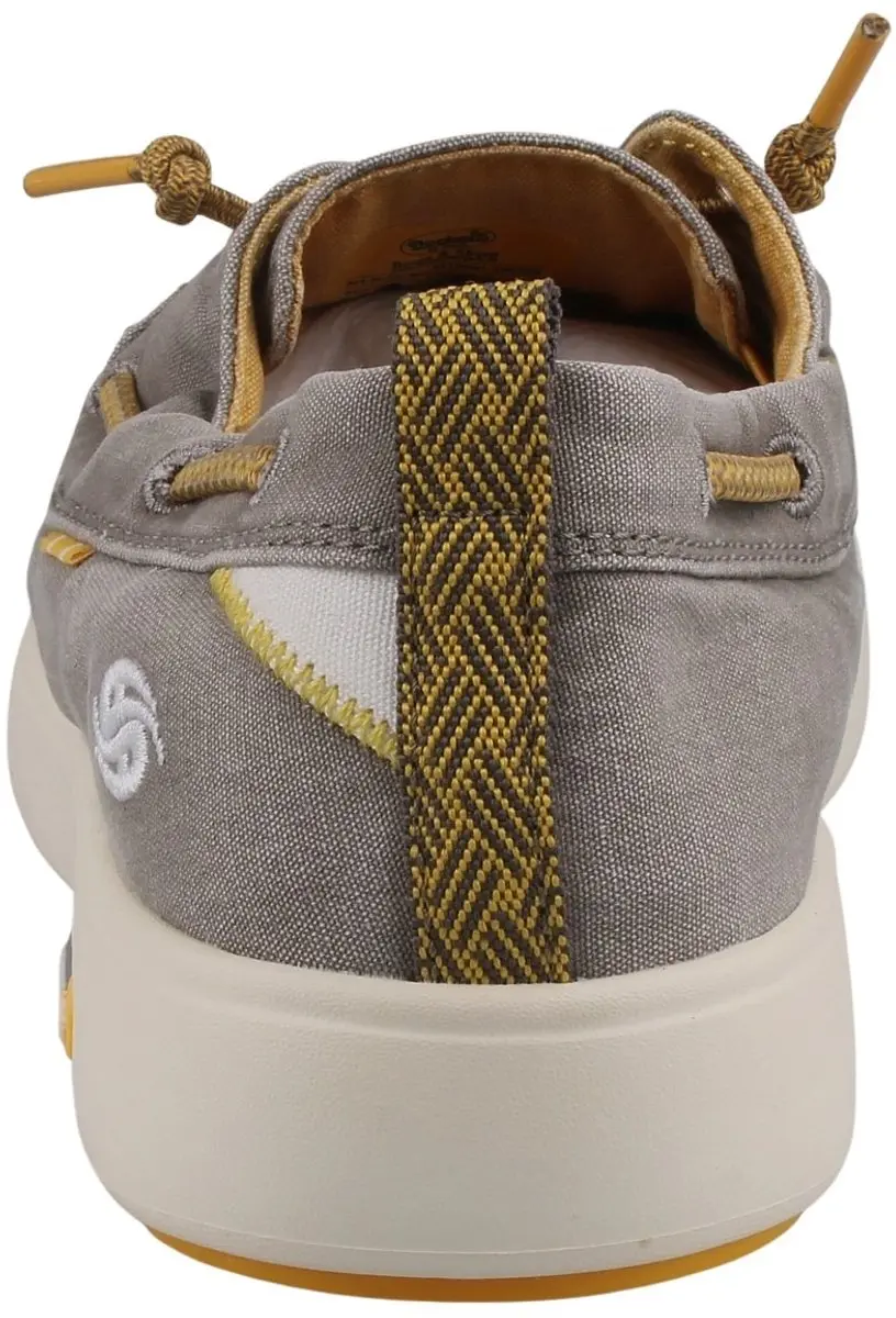 Dockers heren mocassin canvas grijs