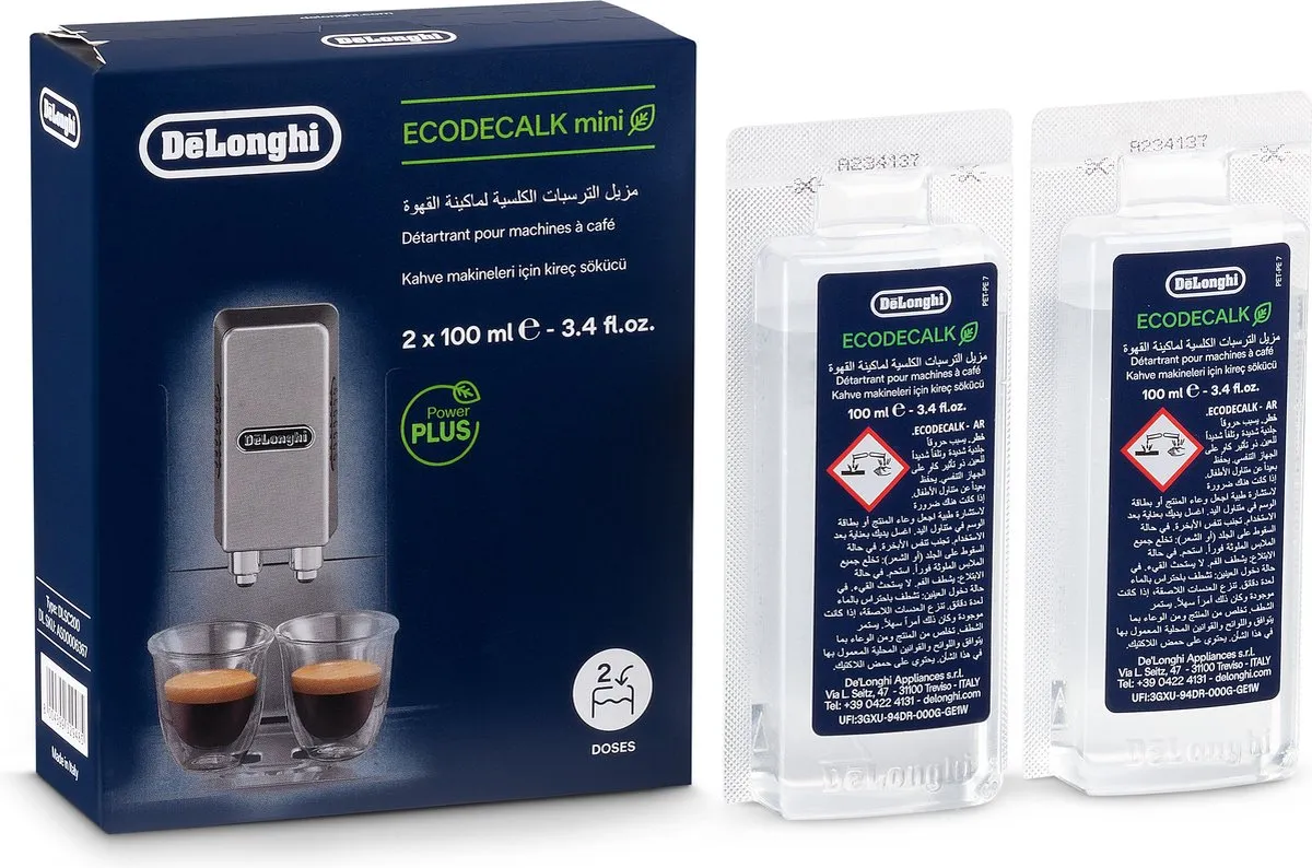 De'Longhi EcoDecalk Mini DLSC200 Ontkalker - 2x100ml