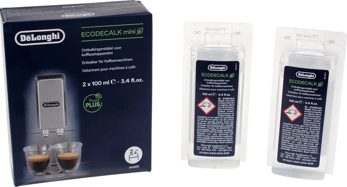 De'Longhi EcoDecalk Mini DLSC200 Ontkalker - 2x100ml