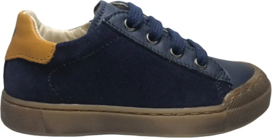 naturino mt 21 veter rits  bumper lederen sneakers Eindhoven navy oker