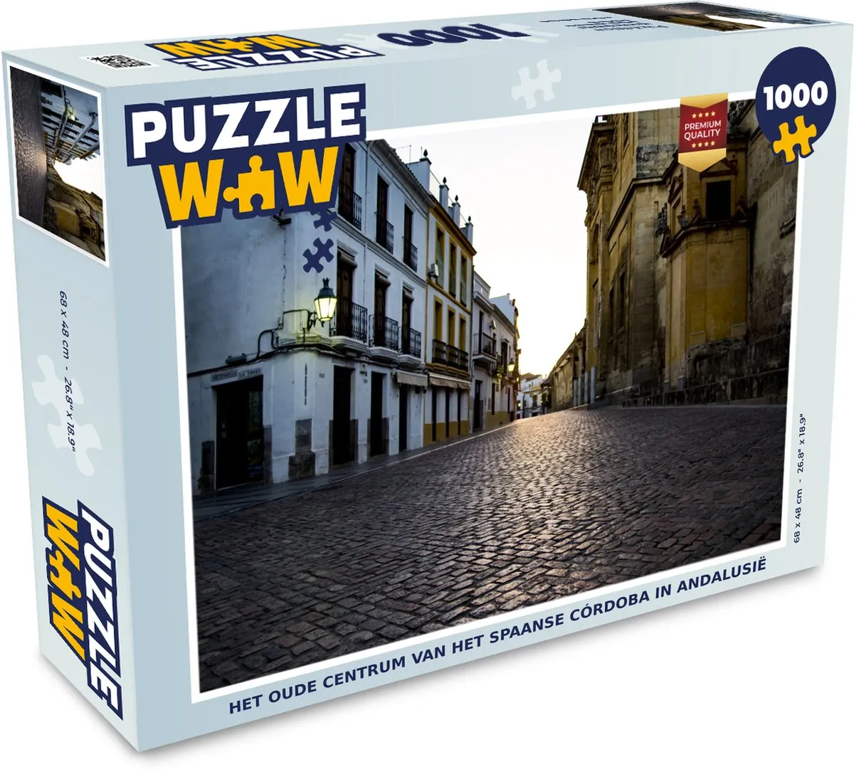 PuzzleWow Córdoba Legpuzzel 1000 Stuks - Multicolor