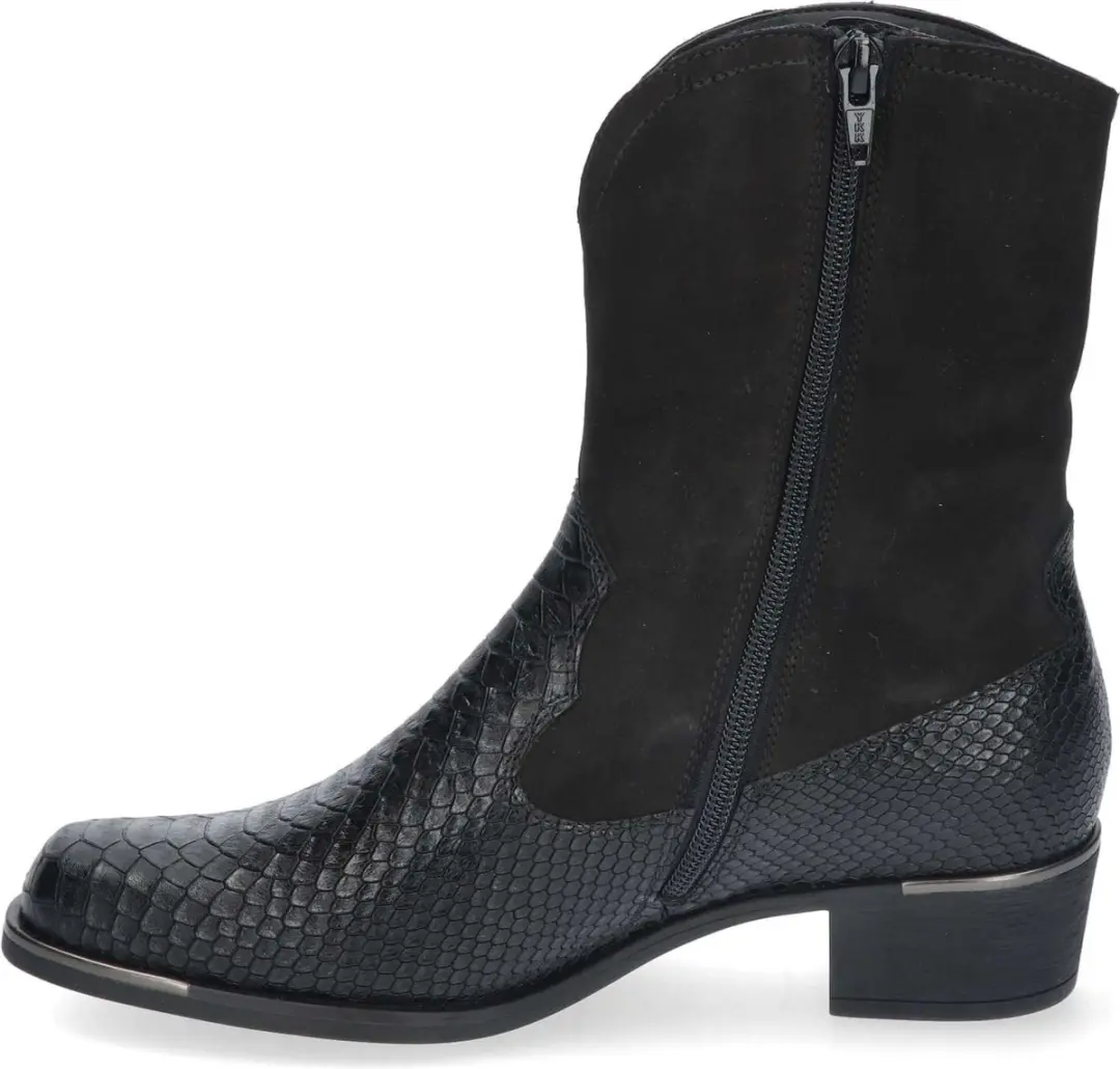 Durea 9787.998.0034-K Dames Enkellaarzen - Zwart